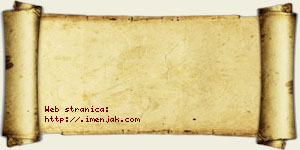 Jakov Arunović vizit kartica